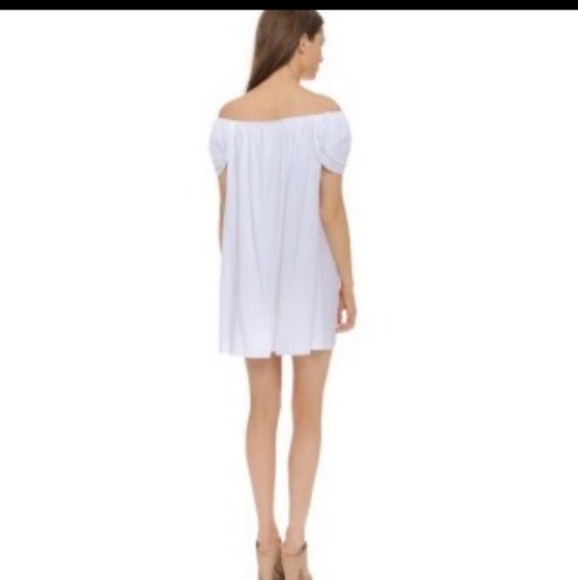 Rachel Zoe Dillion Crepe White Mini Dress - Picture 2 of 8